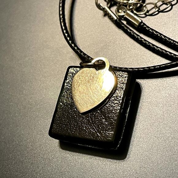 Colorful Dichroic Art Glass Pendant - Picture 6 of 8